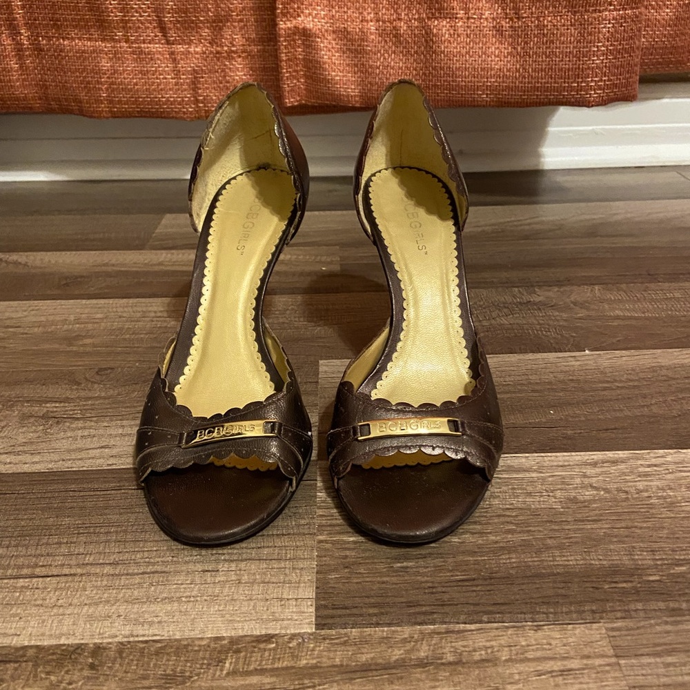 BCBGirls Peep-Toe Heels